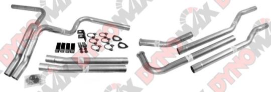 DUAL EXHAUST SYSTEM FOR TURBO MUFFLER FOR SUBURBAN 76-82 