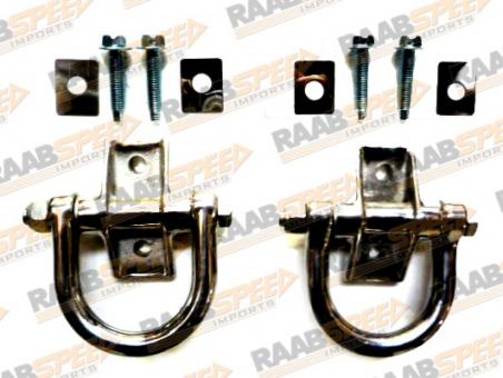 REAR TOW LOOPS STAINLESS STEEL FOR HUMMER H2 03-09 