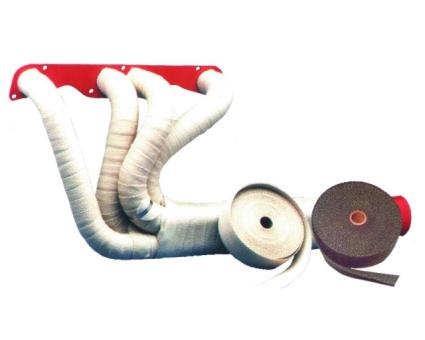 EXHAUST INSUALTING WRAP THERMO TEC 2 INCH WIDE 50 FEET (15 METERS) LONG 
