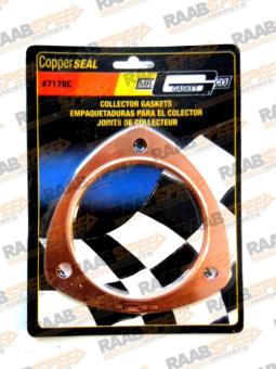 EXHAUST HEADERS OUTLET GASKETS 3,5" (8,89CM) COPPER 