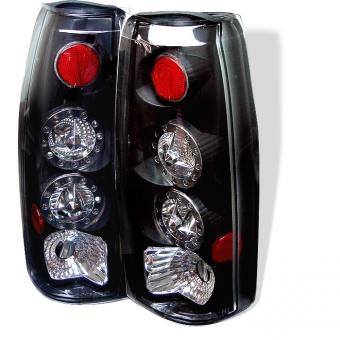 TAIL LAMPS LED GM SUV & PICKUP 88-00 BLACK 