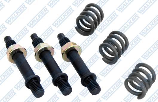 EXHAUST STUDS & SPRINGS (3) GM VEHICLES 75-96 